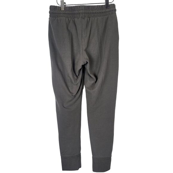 FP Free People Movement Sweatpants M Womens Grey Cuffed High Rise Pockets - Picture 4 of 9